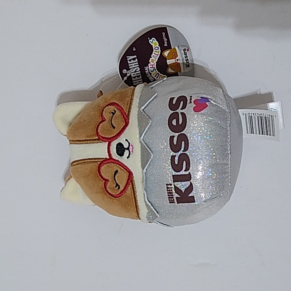 Squishmallows Regina The Corgi Hershey Kises Plush Stuffed Animal